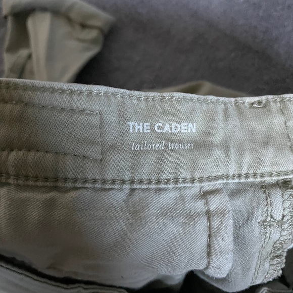 AG Caden tailored trouser muted light olive color - Picture 4 of 10